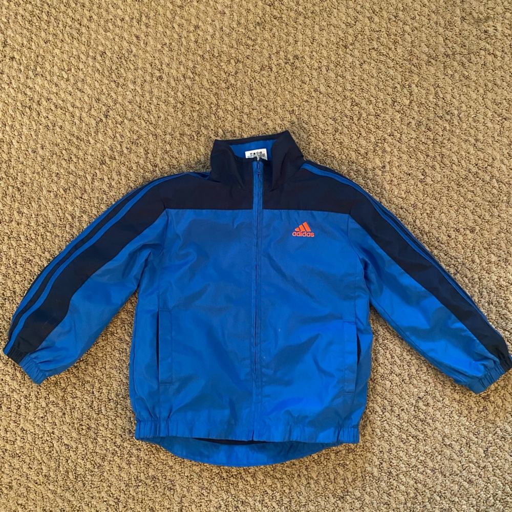 Adidas Blue Windbreaker, 4T